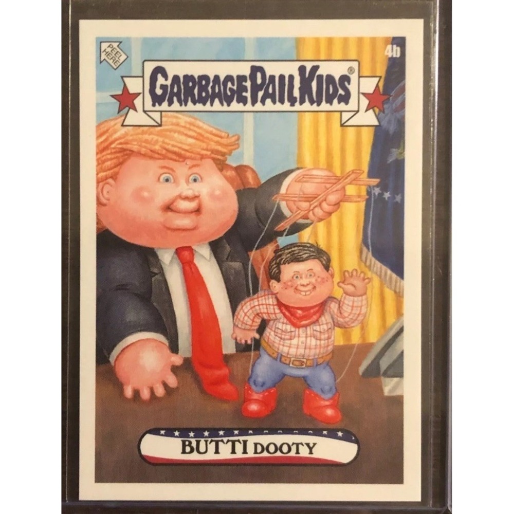 2020 Topps Garbage Pail Kids GPK Disgrace to the White House #4B Butti Dooty